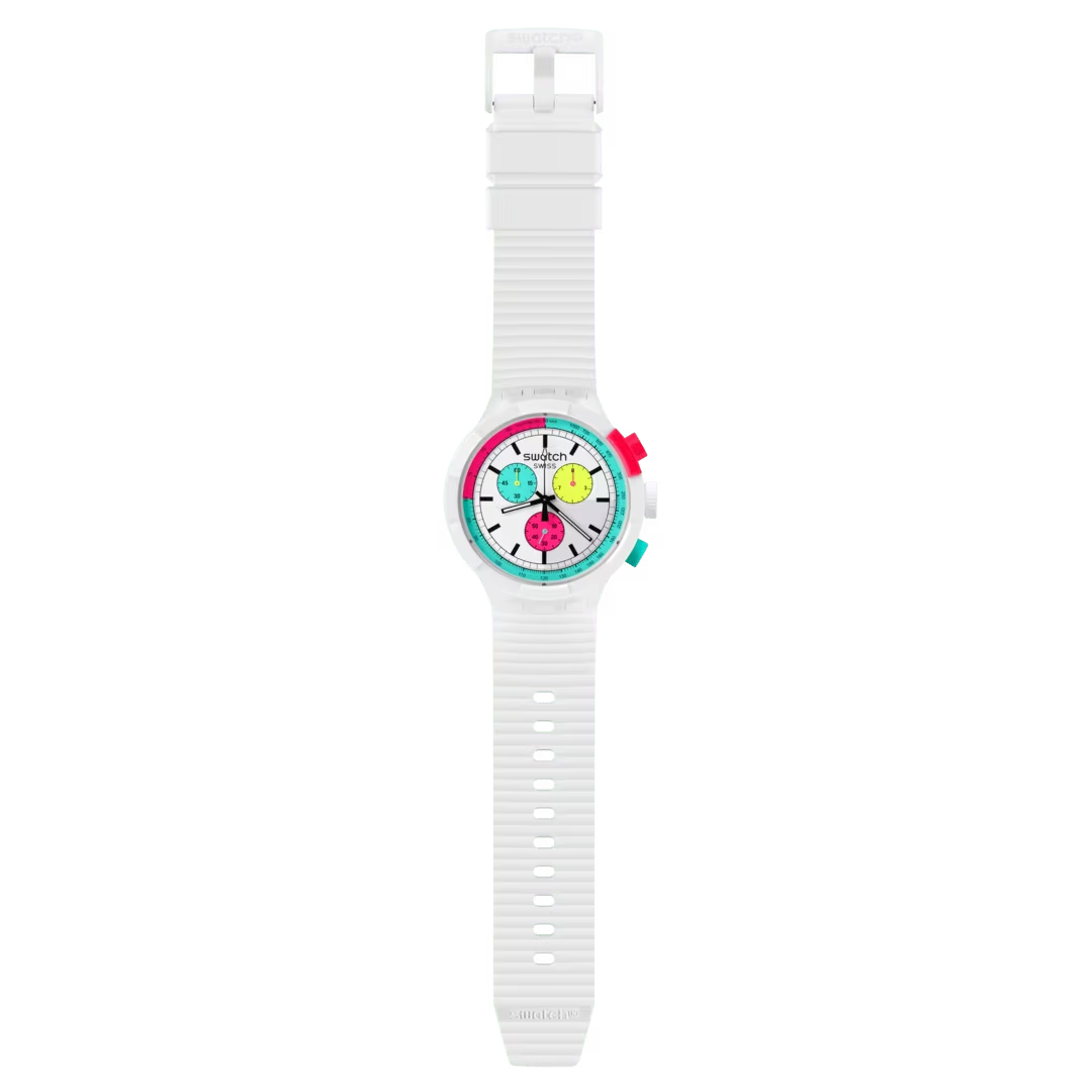 Reloj Swatch The Purity of Neon SB06W100