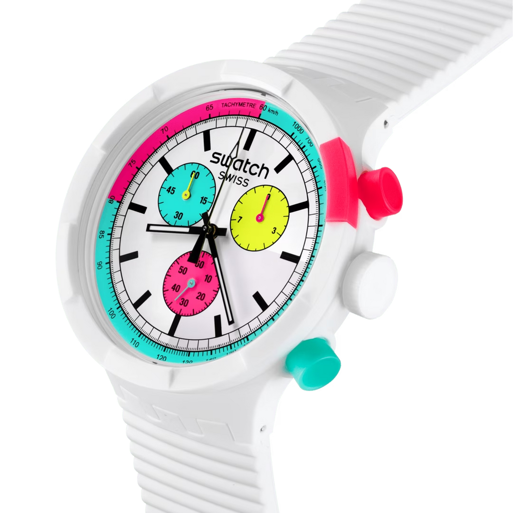 Reloj Swatch The Purity of Neon SB06W100