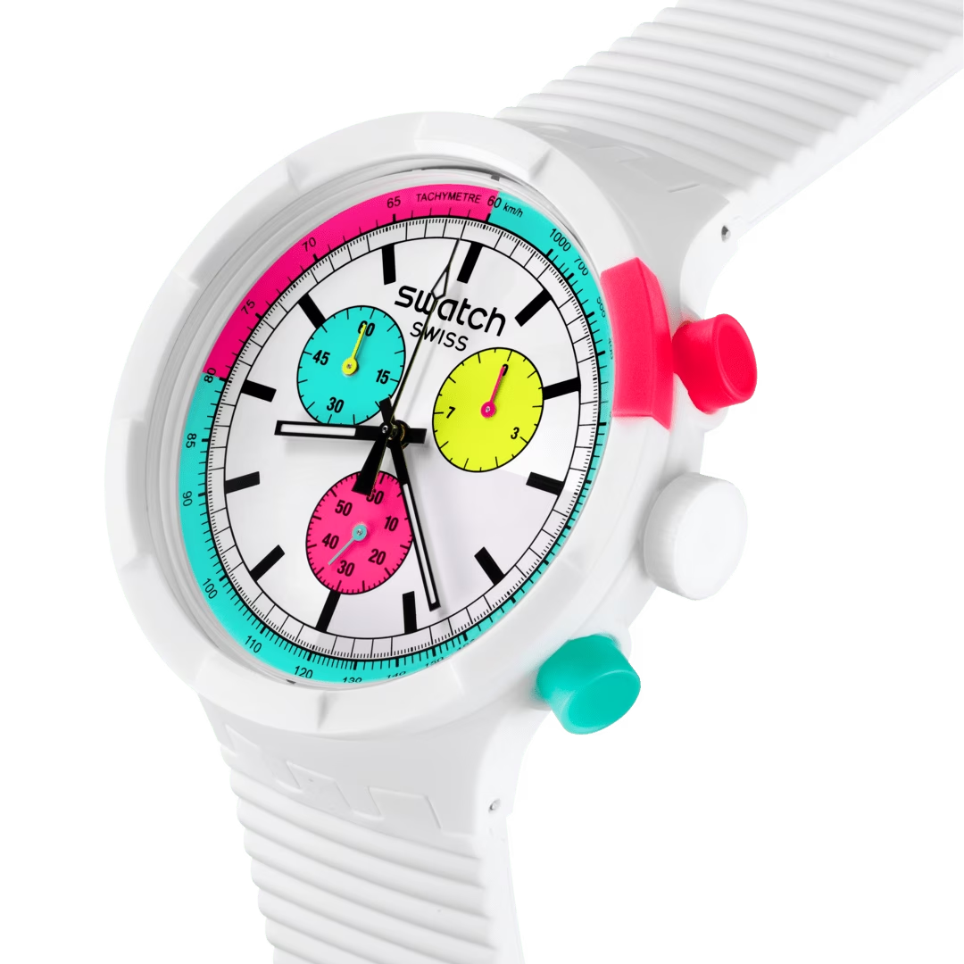Reloj Swatch The Purity of Neon SB06W100