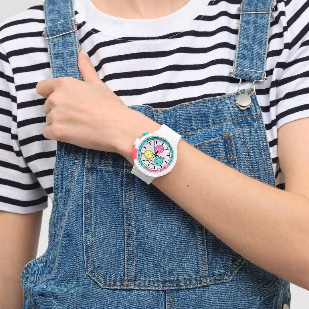 Reloj Swatch The Purity of Neon SB06W100