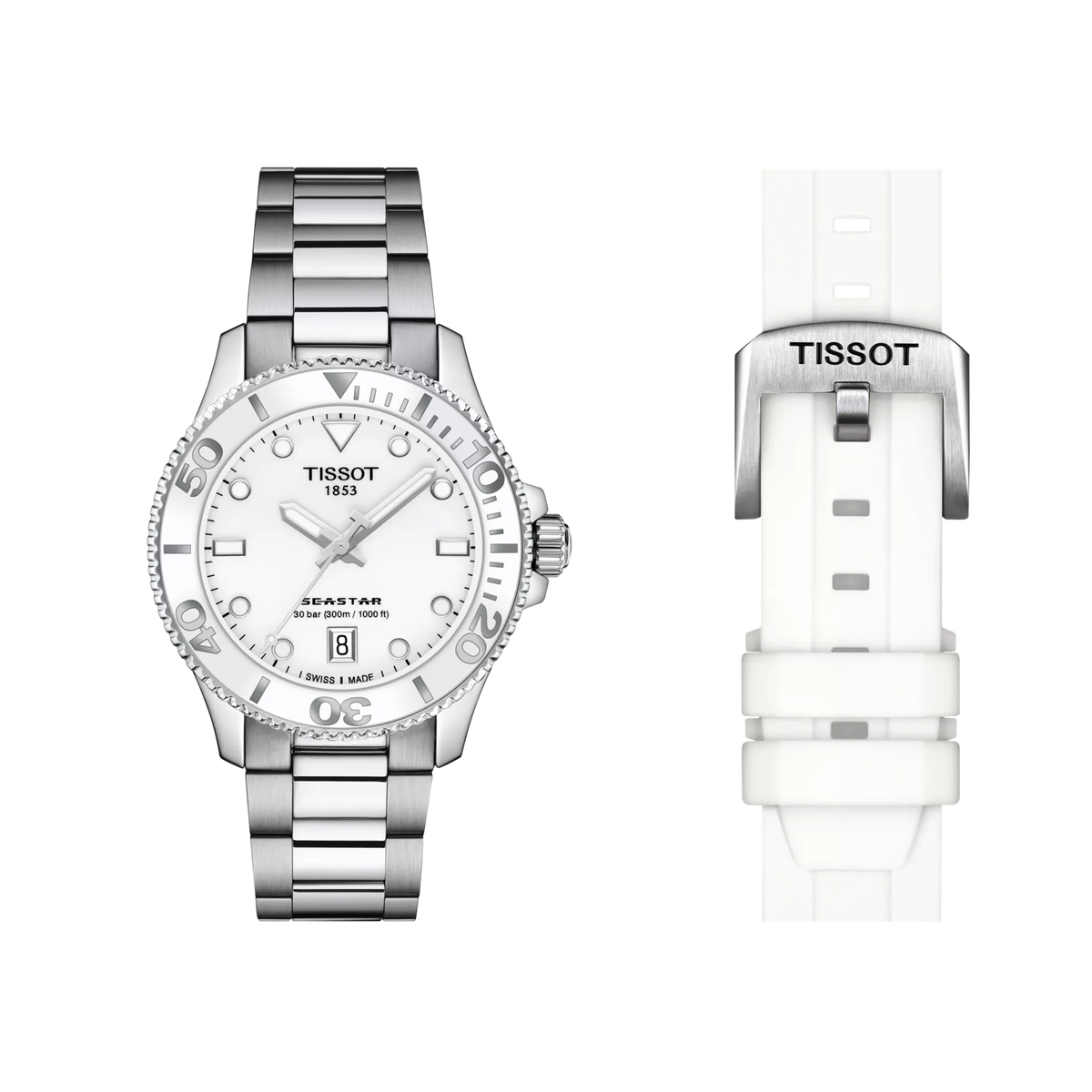 Reloj Tissot Seastar 1000 36mm T1202101101100 vista adicional 1