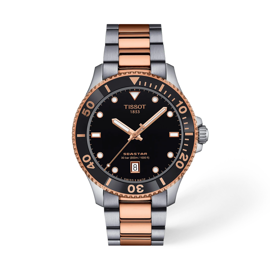 Reloj Tissot Seastar 1000 T1204102205101 vista frontal