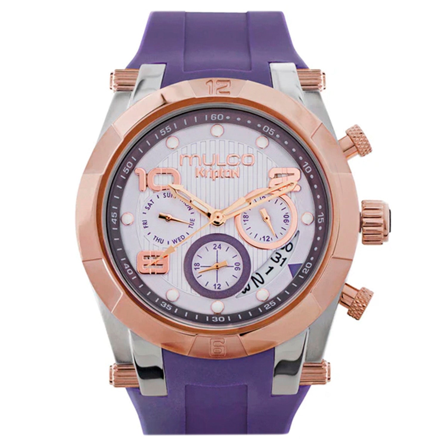 Reloj Mulco Kripton Lady MW5-5249-063 vista frontal morada