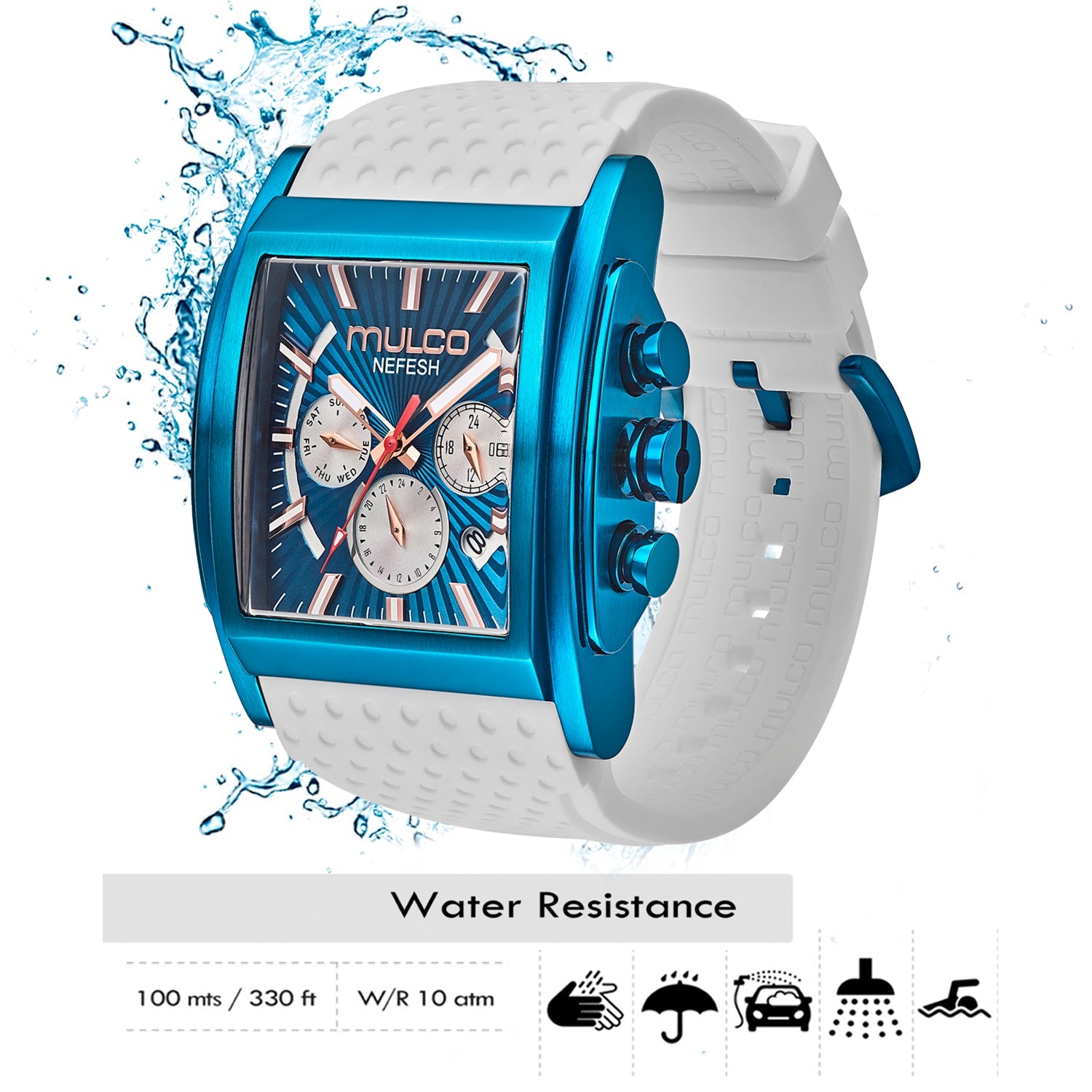 Reloj Mulco Kripton Square MW3-241056-014 vista lateral