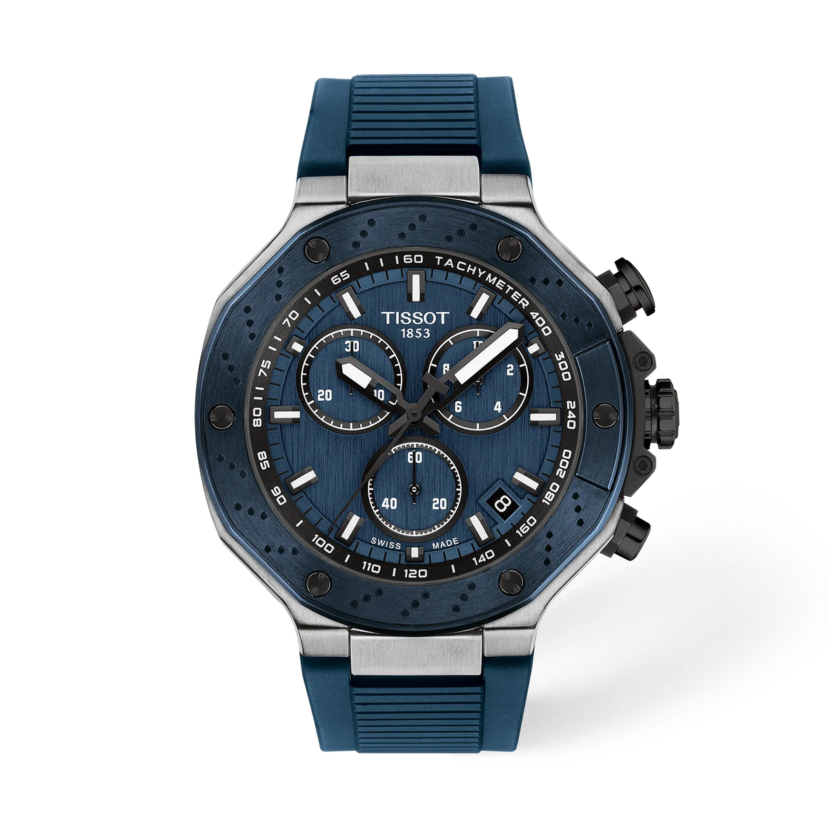 Reloj Tissot T-Race T1414172704100 vista frontal