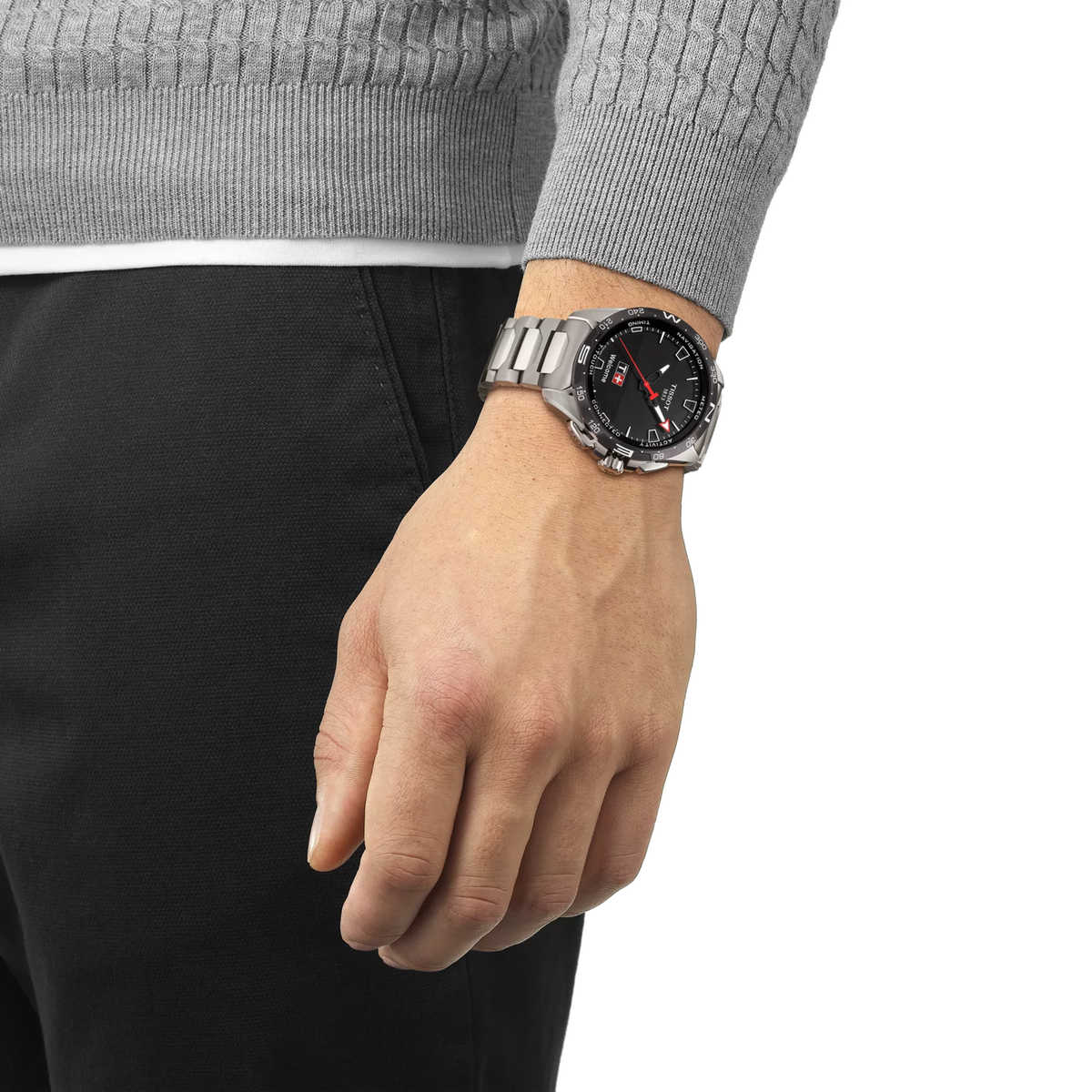 Tissot T1214204405100 en la muñeca