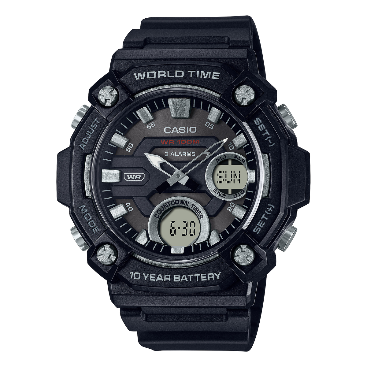 Reloj Para Unisex Casio AEQ-120W-1A