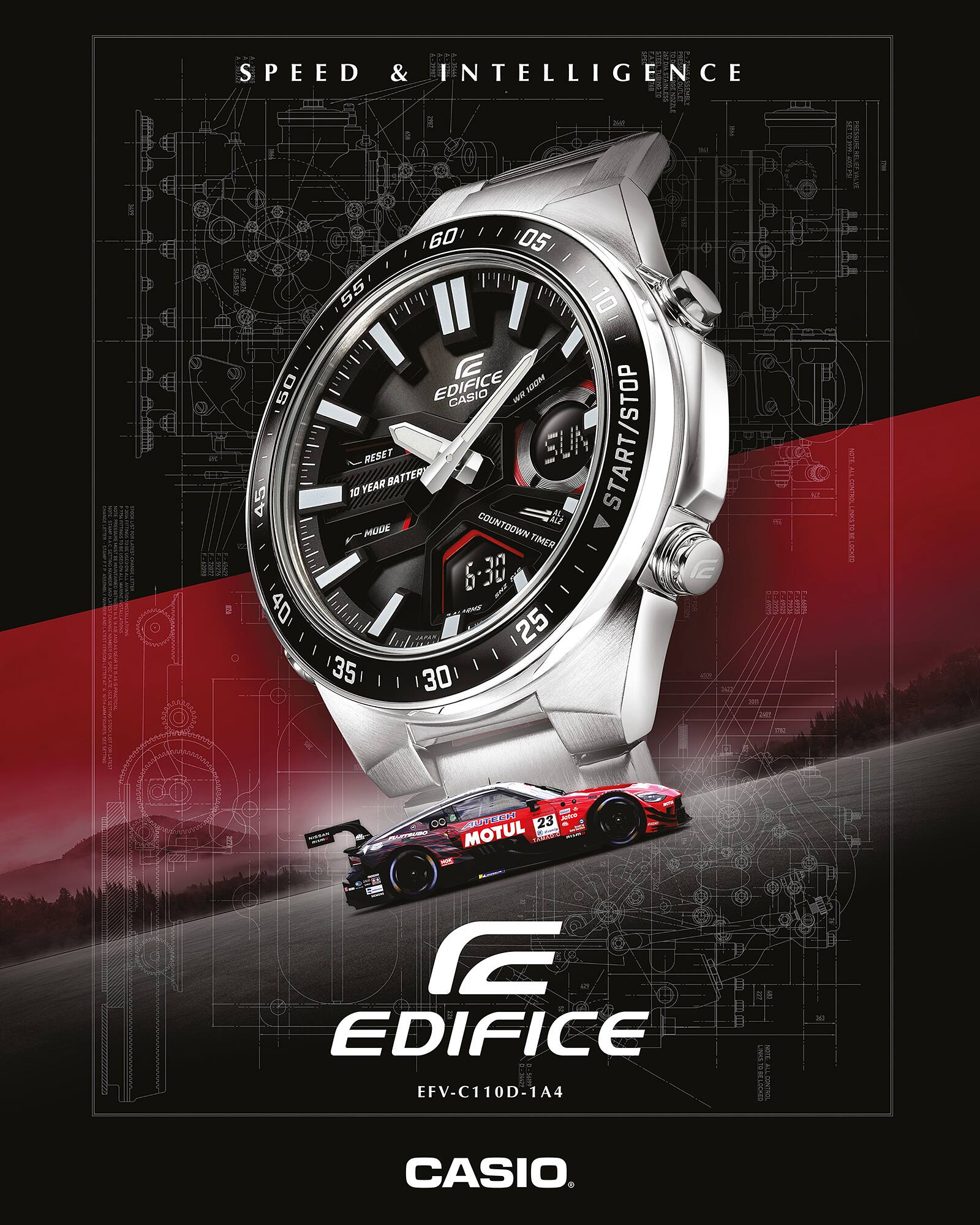 Reloj Para Hombre Casio EFV-C110D-1A4