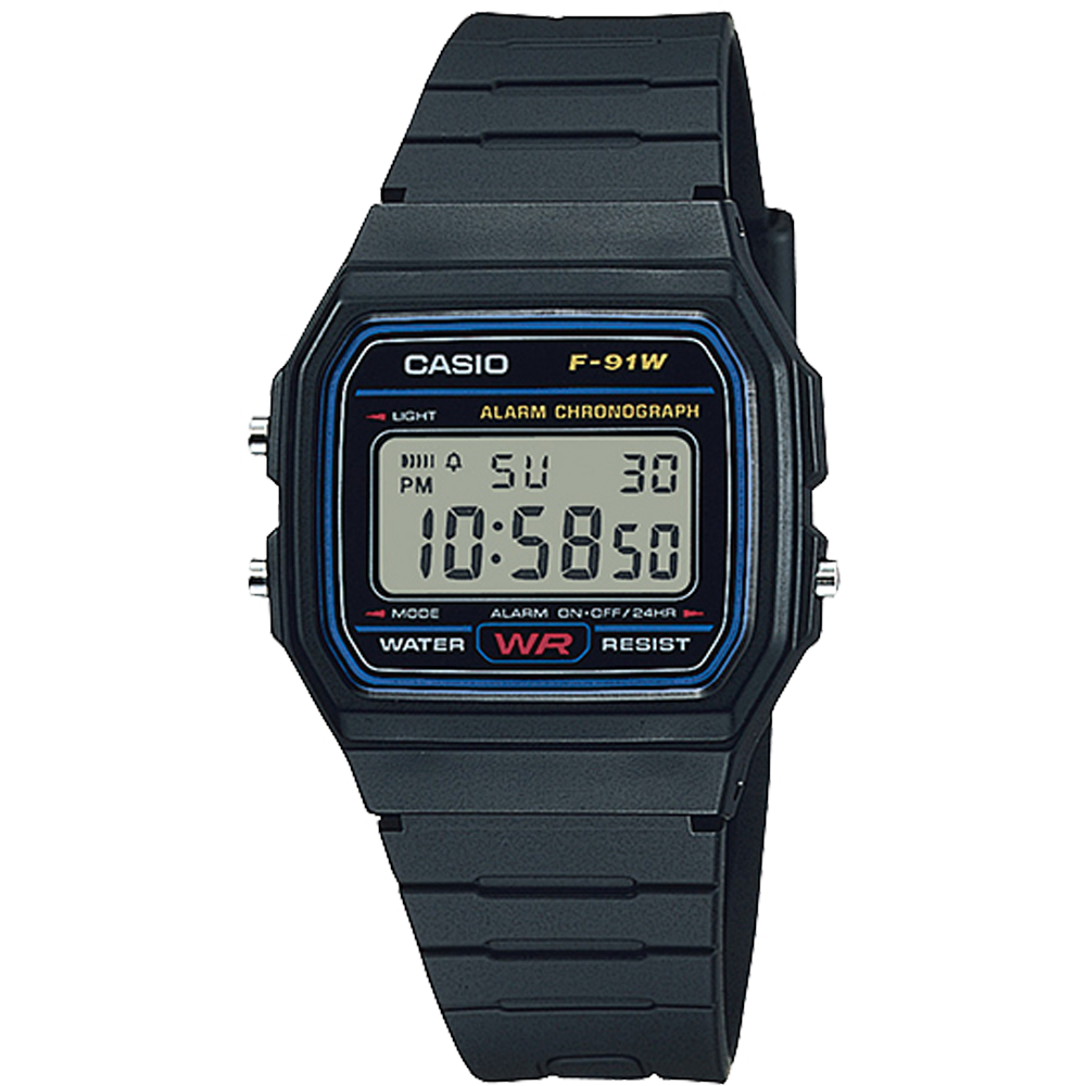 Reloj Para Unisex Casio F-91W-1D