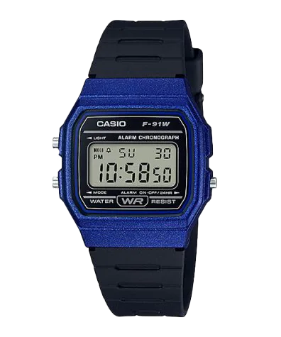 Reloj Para Unisex Casio F-91WM-2A