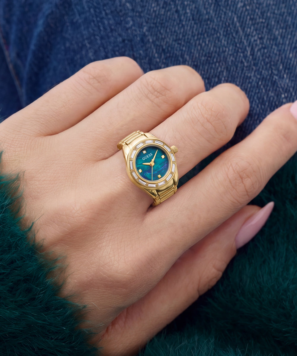 Guess GW1084L2 reloj anillo en la mano