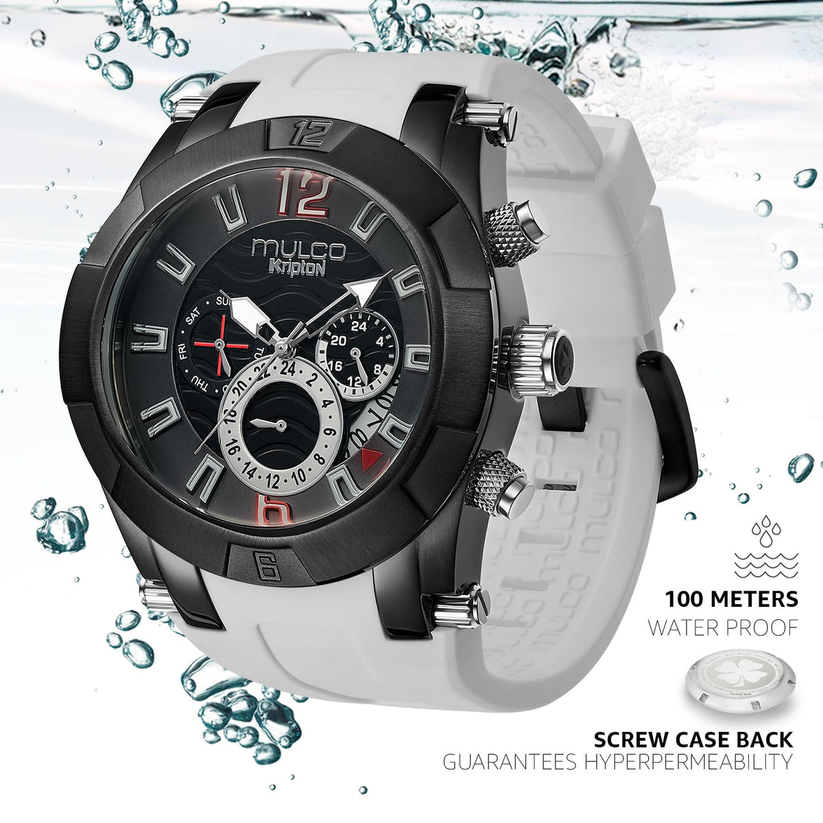 Reloj Mulco Kripton Royale Gents MW3-24993G-015 - vista lateral