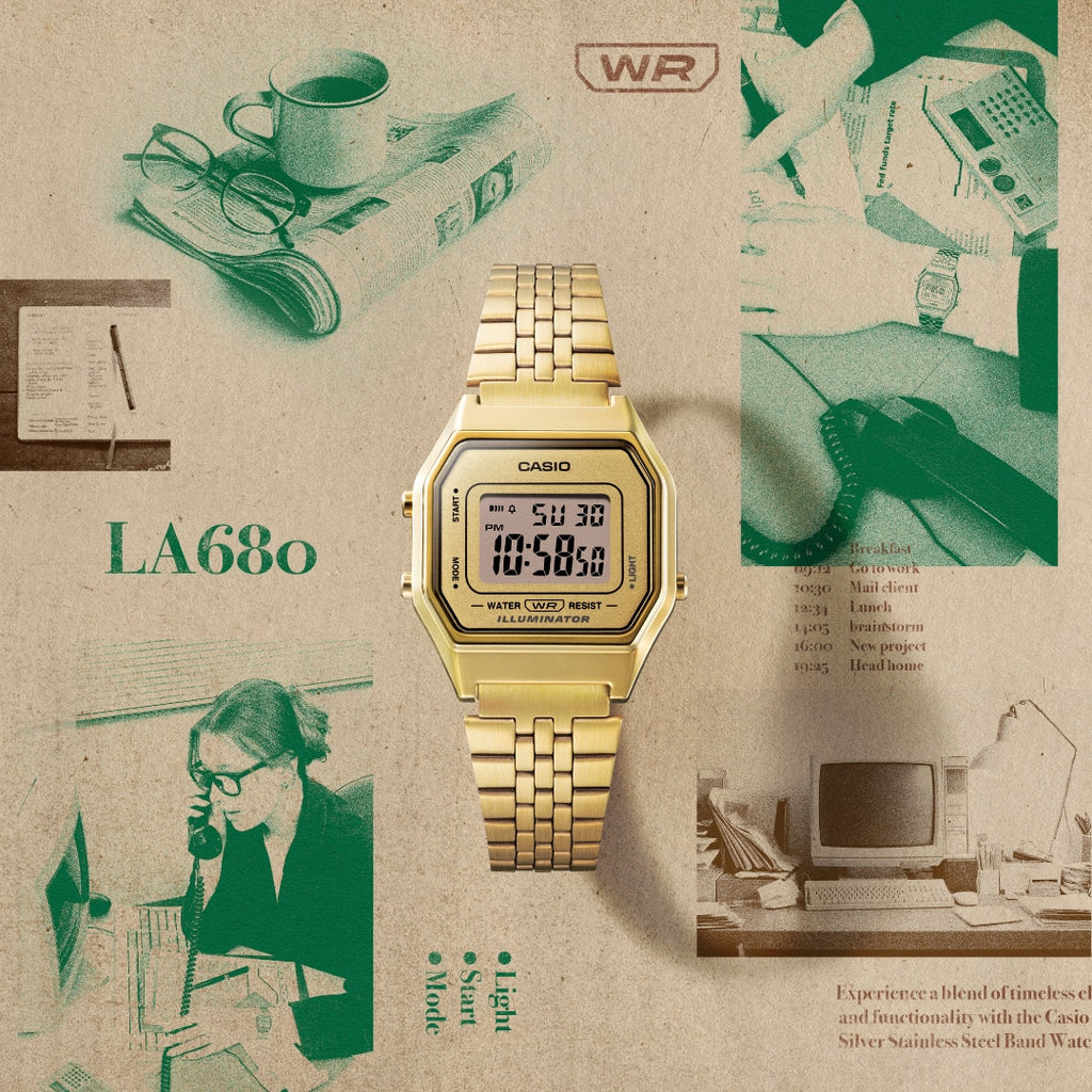 Reloj Para Dama Casio LA-680WGA-9D