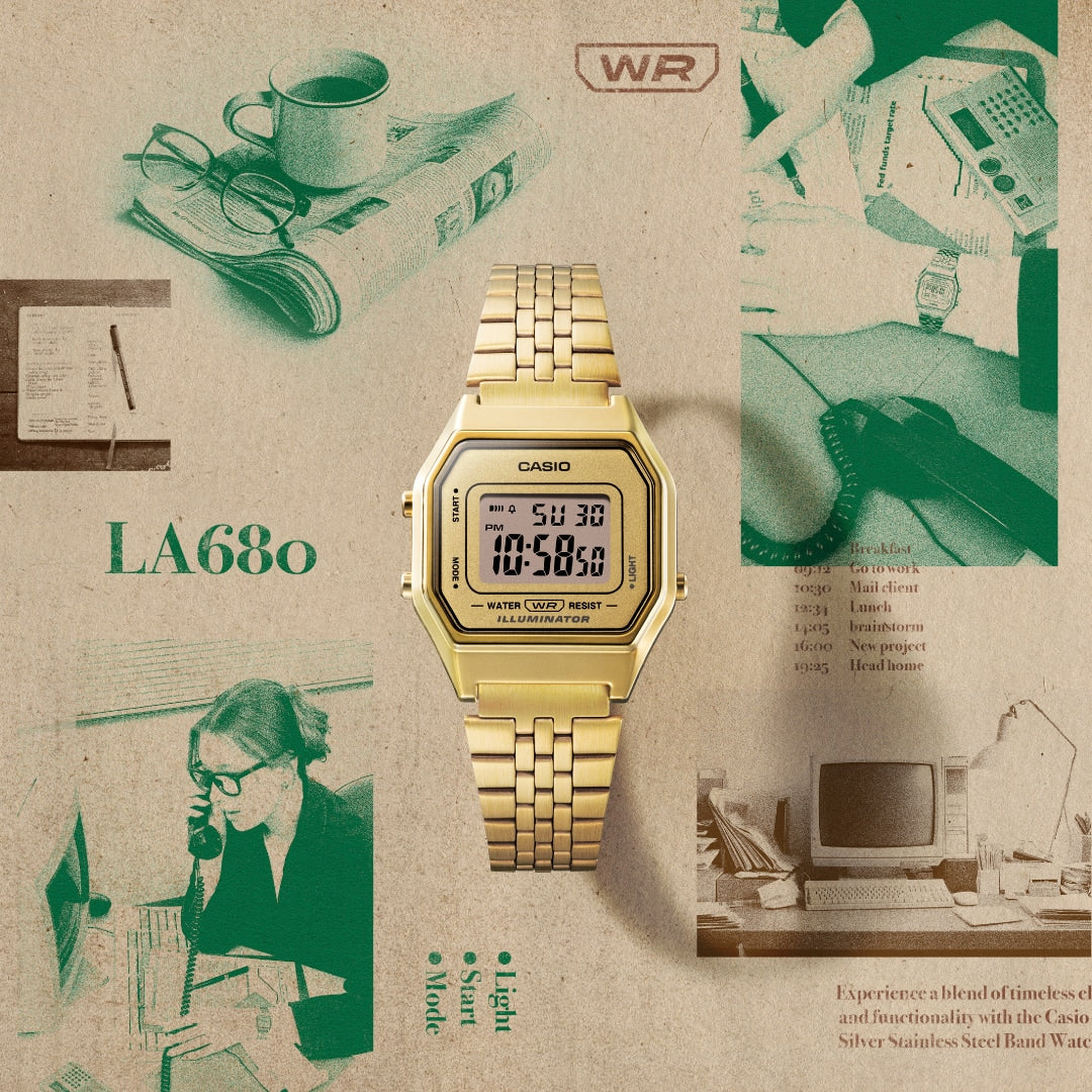Reloj Para Dama Casio LA-680WGA-9D
