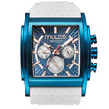 Reloj Mulco Kripton Square MW3-241056-014 vista frontal blanca