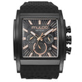 Reloj Mulco Kripton Square MW3-241056-025 vista frontal negra