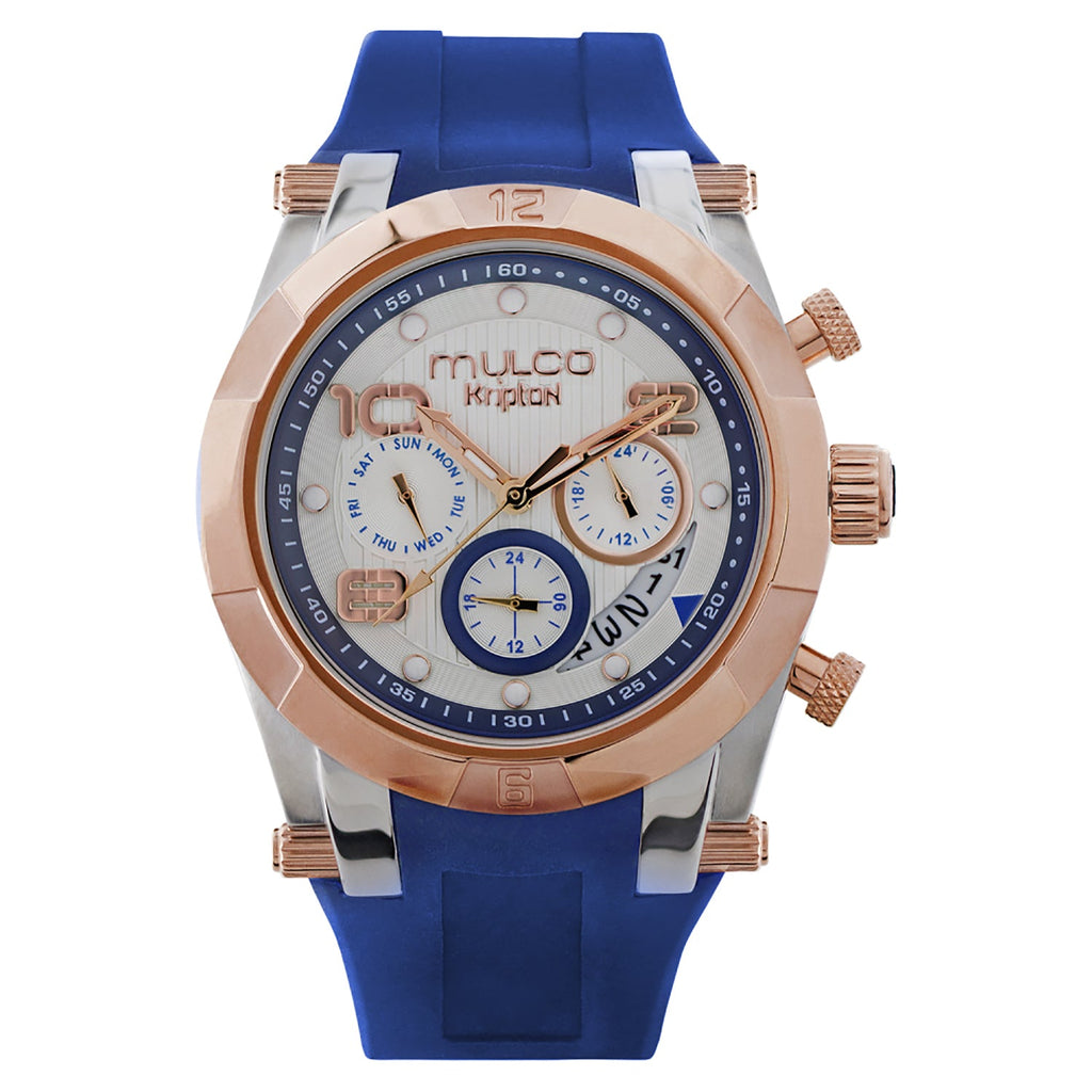 Reloj Mulco Kripton Lady MW5-5249-043 vista frontal azul