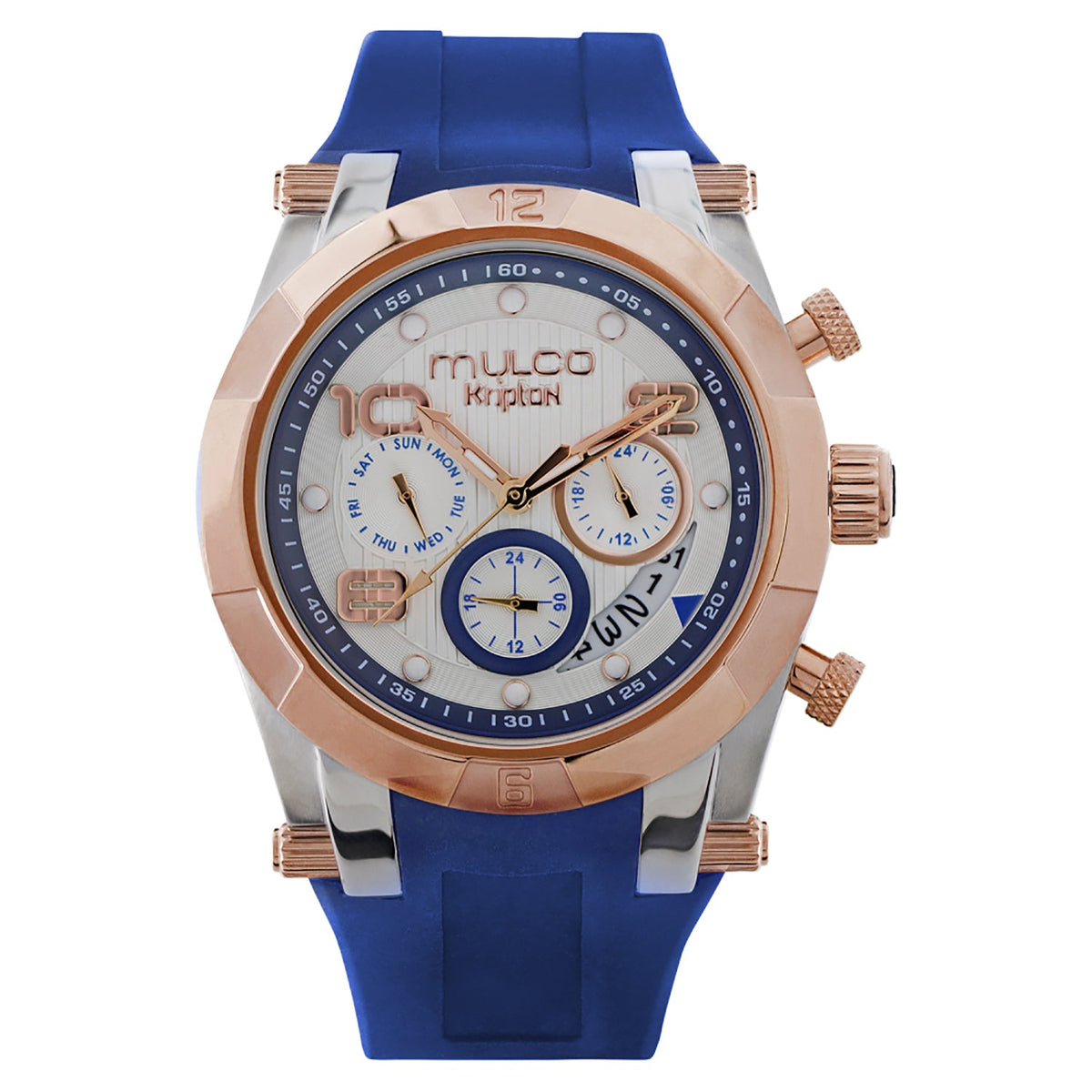 Reloj Mulco Kripton Lady MW5-5249-043 vista frontal azul