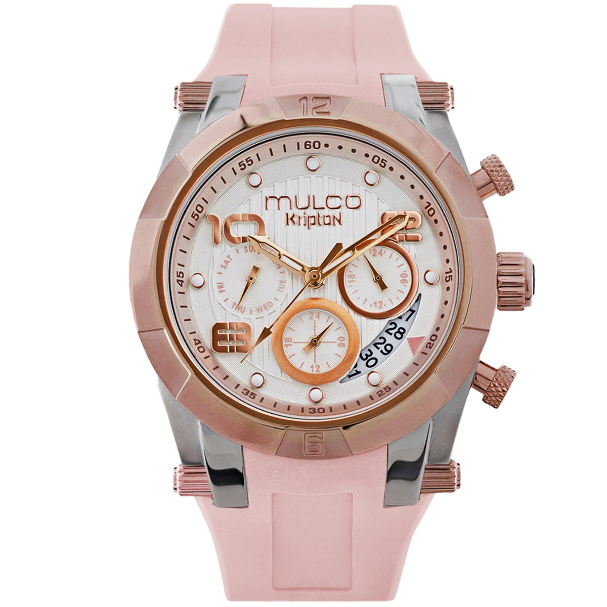 Reloj Mulco Kripton Lady MW5-5249-083 vista frontal rosa