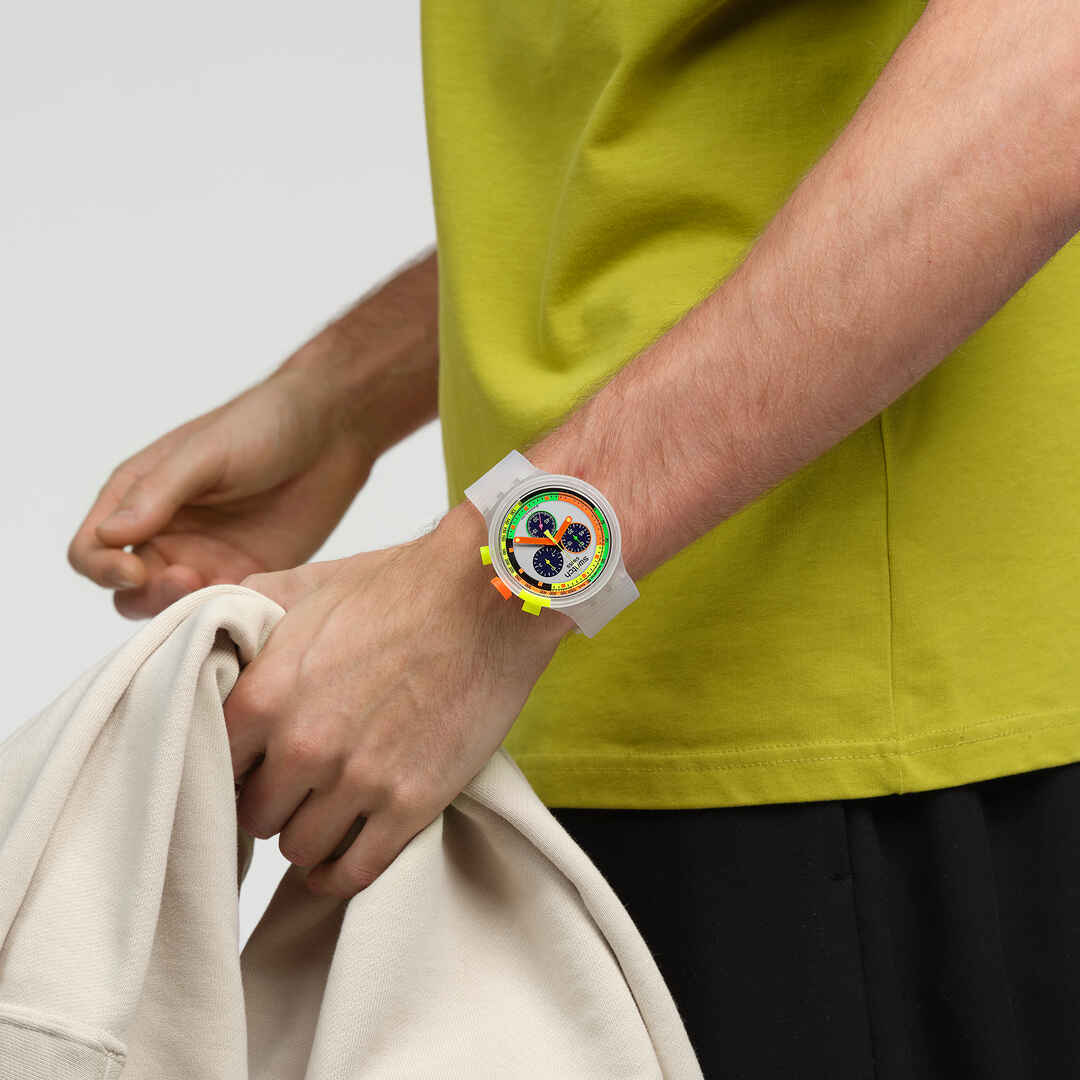 Reloj Unisex Swatch neon SB02K100 - vista 4