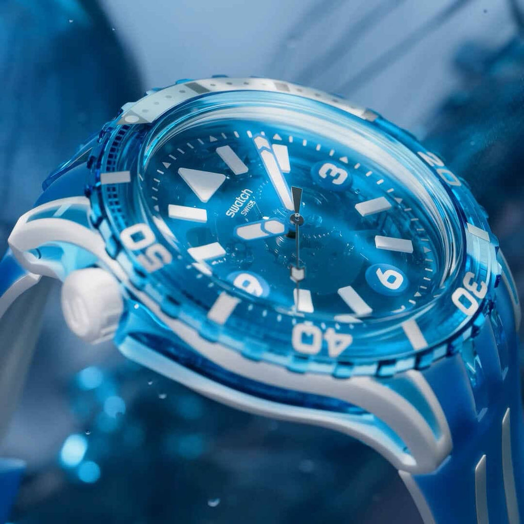 Reloj Unisex Swatch BLUE FIRE SSCU09S100 - vista 4