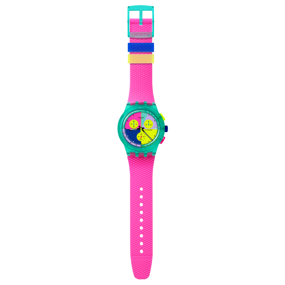 Reloj Unisex Swatch Neon Flash Arrow SUSG408 - vista 2