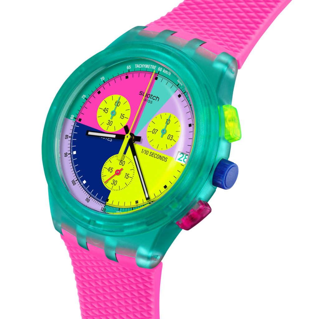 Reloj Unisex Swatch Neon Flash Arrow SUSG408 - vista 1