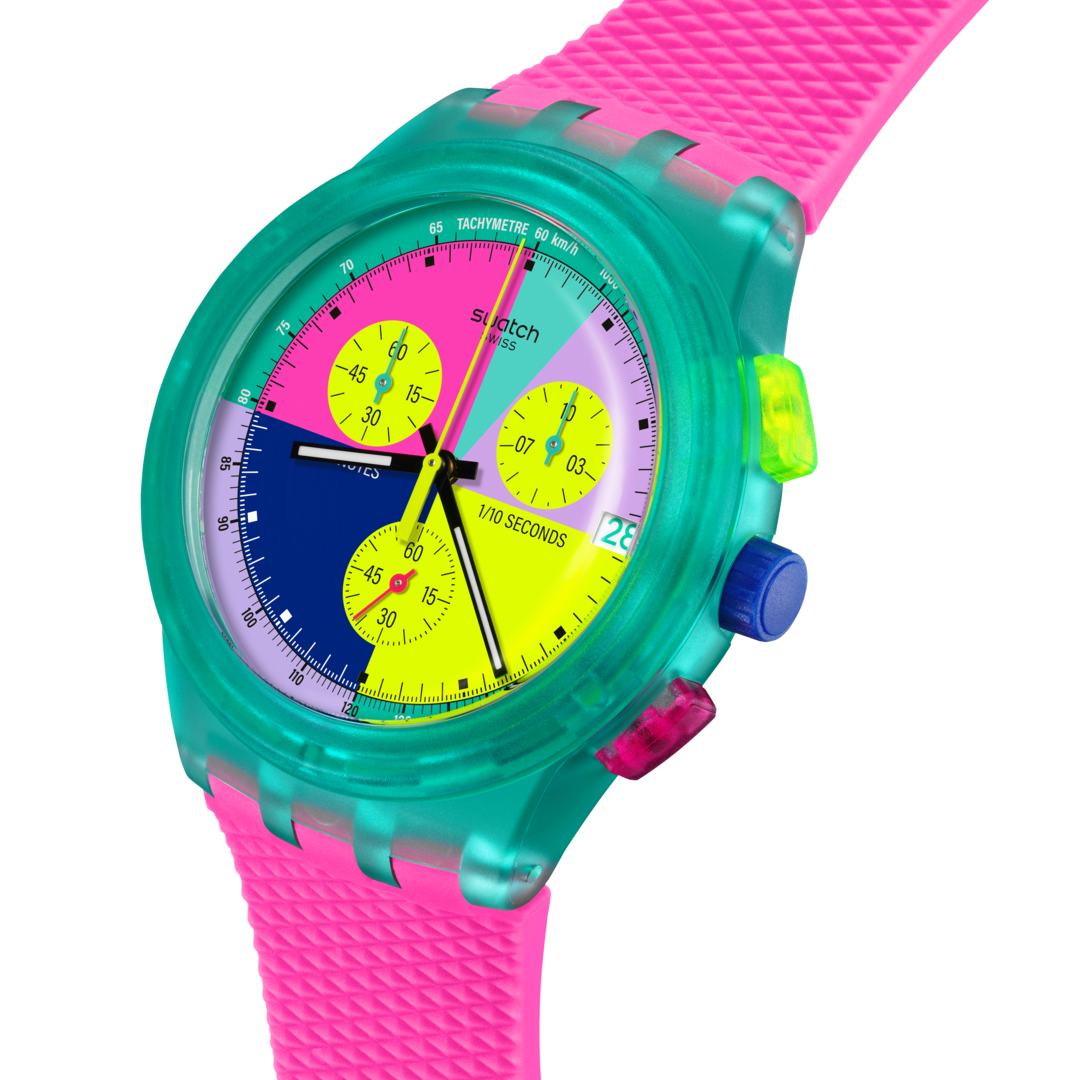 Reloj Unisex Swatch Neon Flash Arrow SUSG408 - vista 1