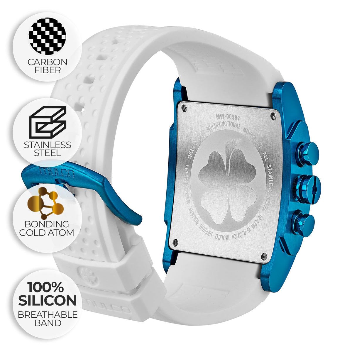 Reloj Mulco Kripton Square MW3-241056-014 detalle