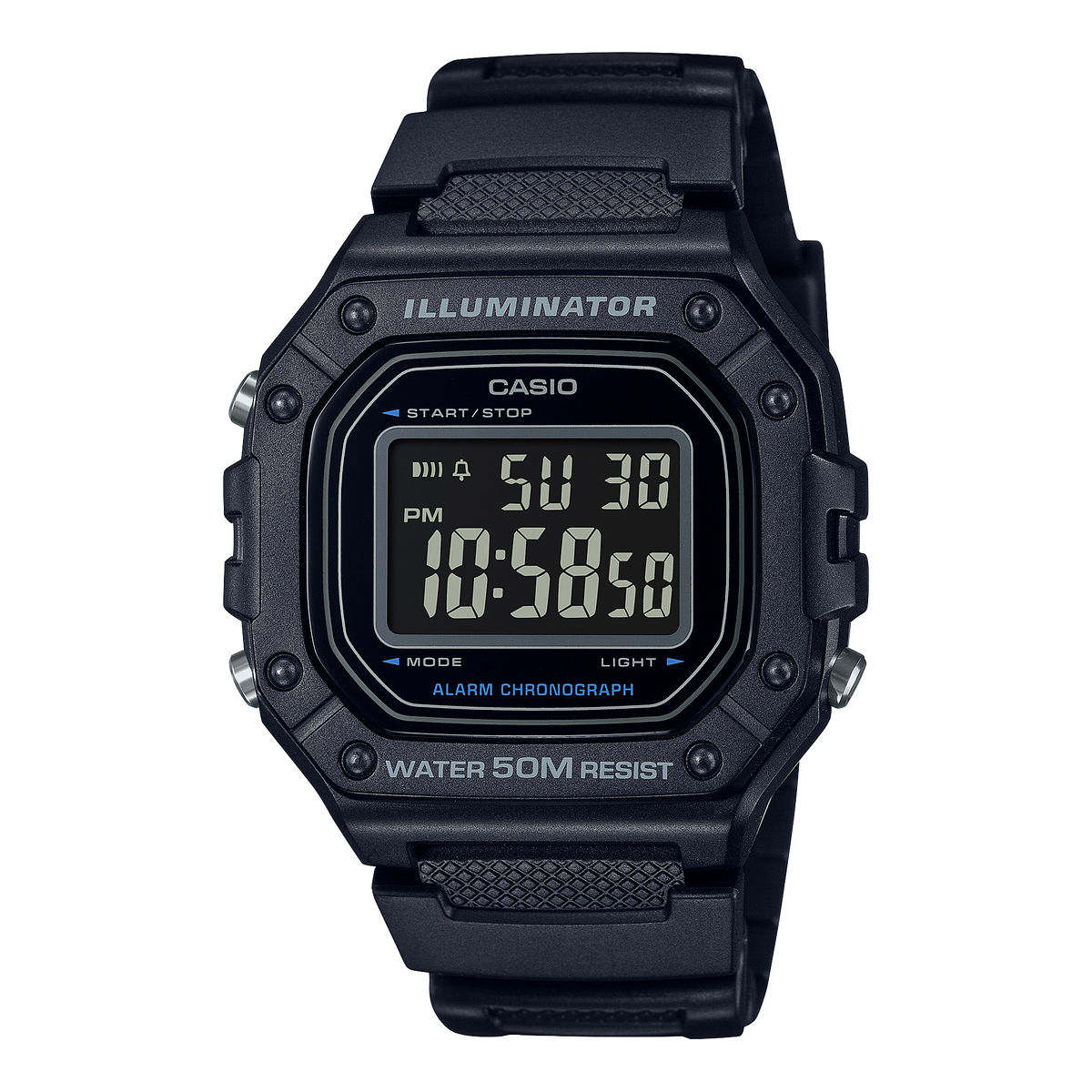 Reloj Para Unisex Casio W-218H-1B