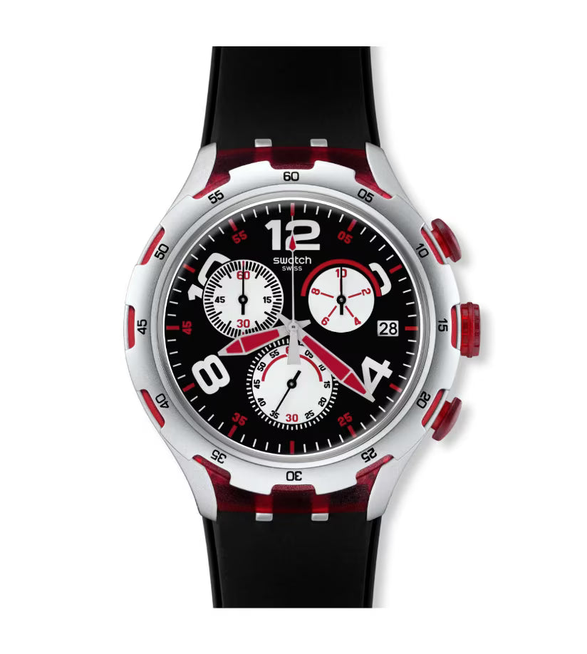 Reloj Hombre Swatch Red Wheel YYS4004