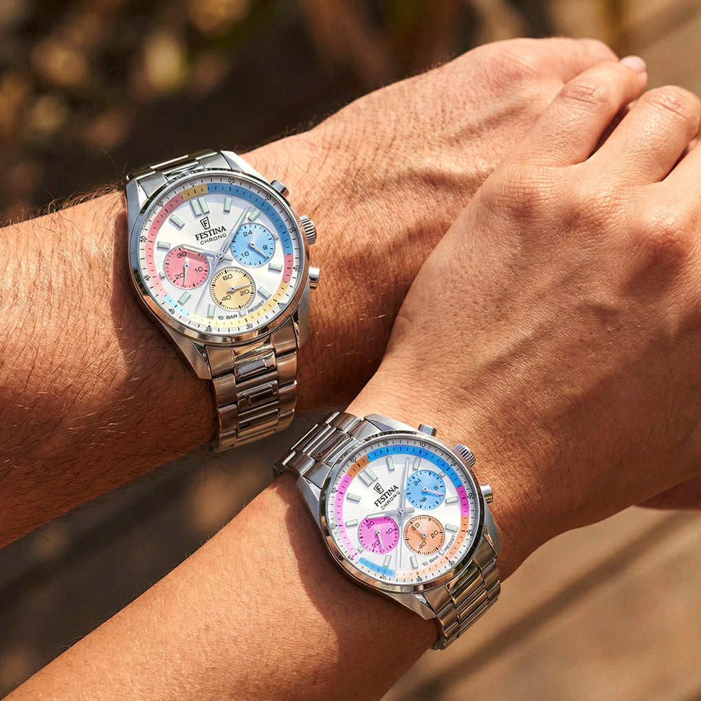 Reloj Unisex Festina Boyfriend F20753-7 en muñeca