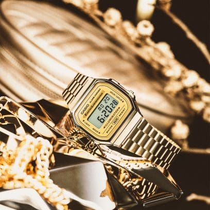 Reloj Para Unisex Casio A-168WG-9W