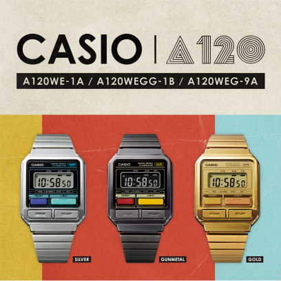 Reloj Para Unisex Casio A-120WEGG-1B