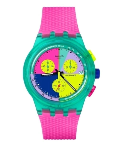 Reloj Unisex Swatch Neon Flash Arrow SUSG408